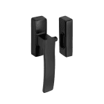 Quad Window Fitting - Left Hand Matt Black