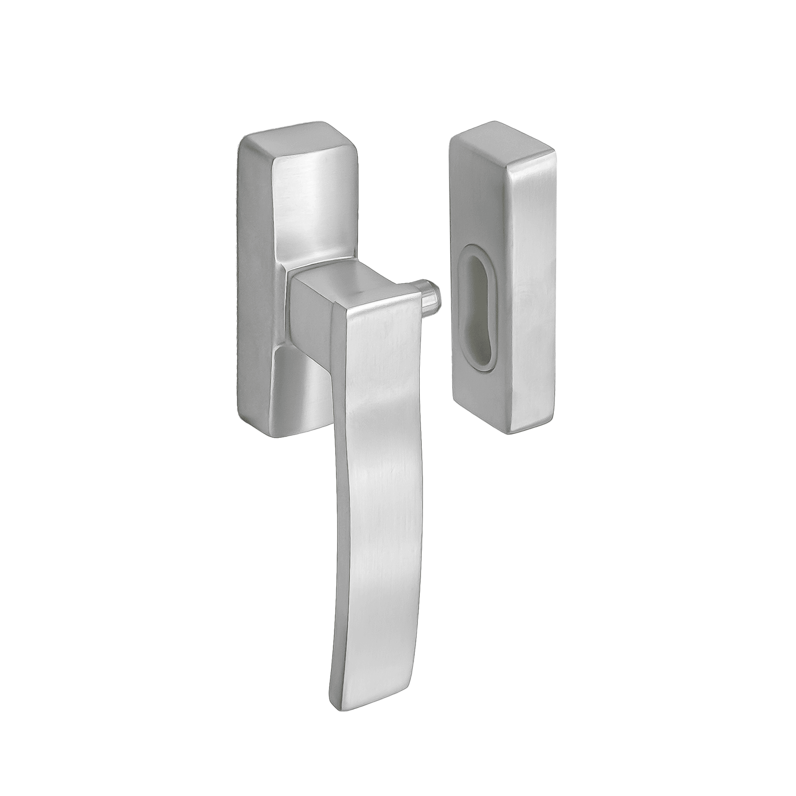 268SCLH Quad Window Fitting - Left Hand Satin Chrome - Image 1