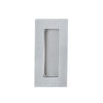 Square Edge Flush Pull Concealed Fix 102mm x 52mm Stainless Steel