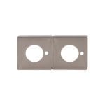 Square Rosette Cover for S Range Privacy Satin Graphite