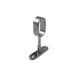 Oval Rail Tube Centre Support Chrome