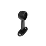 Towel Rail Centre Bracket Matt Black For 19mm Tube