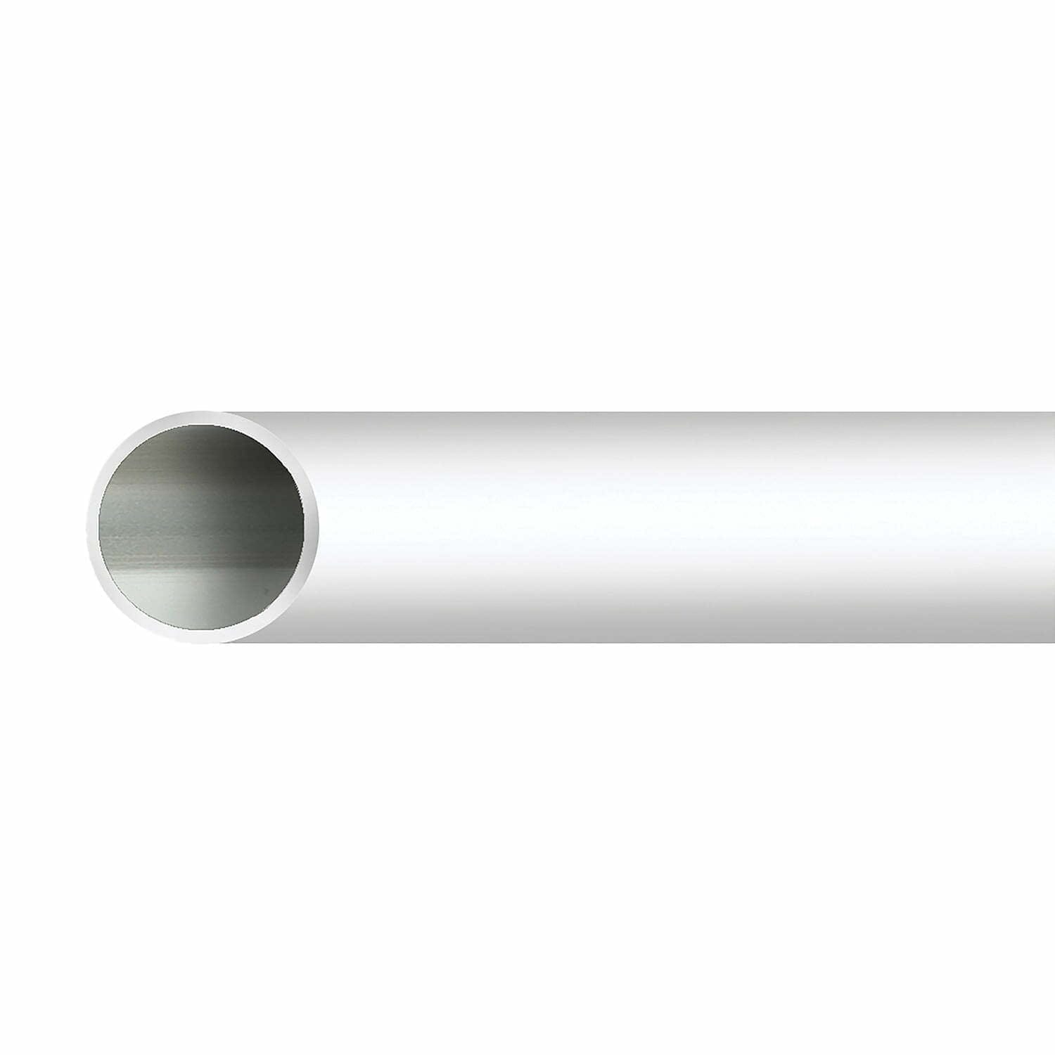 025PW19900.jpg Towel Rail Tube White on Aluminium 19 x 900mm - Image 1