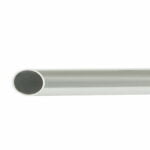 Towel Rail Tube Satin Chrome on Aluminium 19 x 1200mm