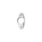 Towel Rail Open End Oval Bracket Chrome for Round 16mm Tube
