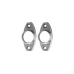 Towel Rail Open End Oval Bracket Chrome for Round 19mm Tube
