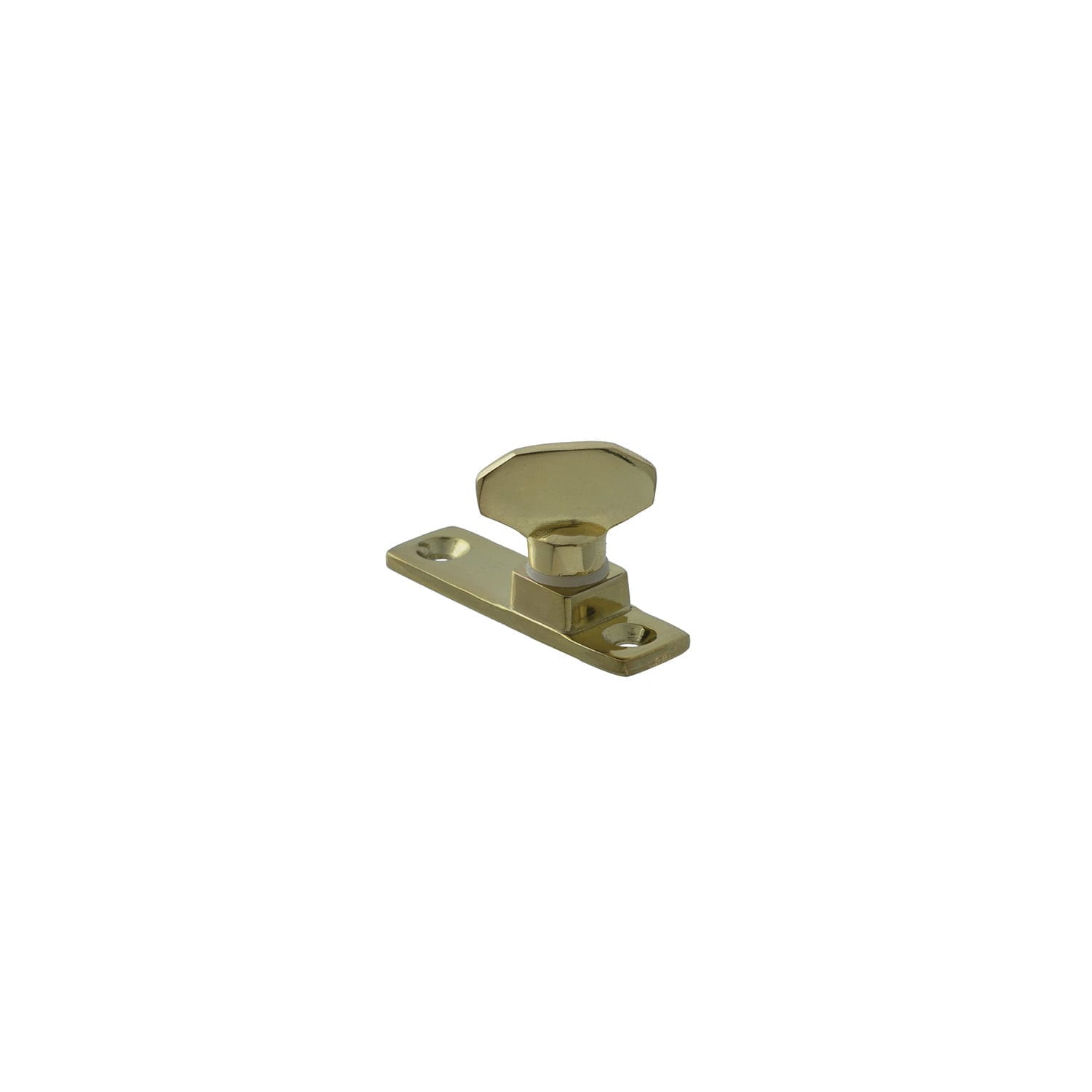 035BR-1.jpg 035 Quandrant Stay Screw & Base for 033 Stay Brass - Image 1