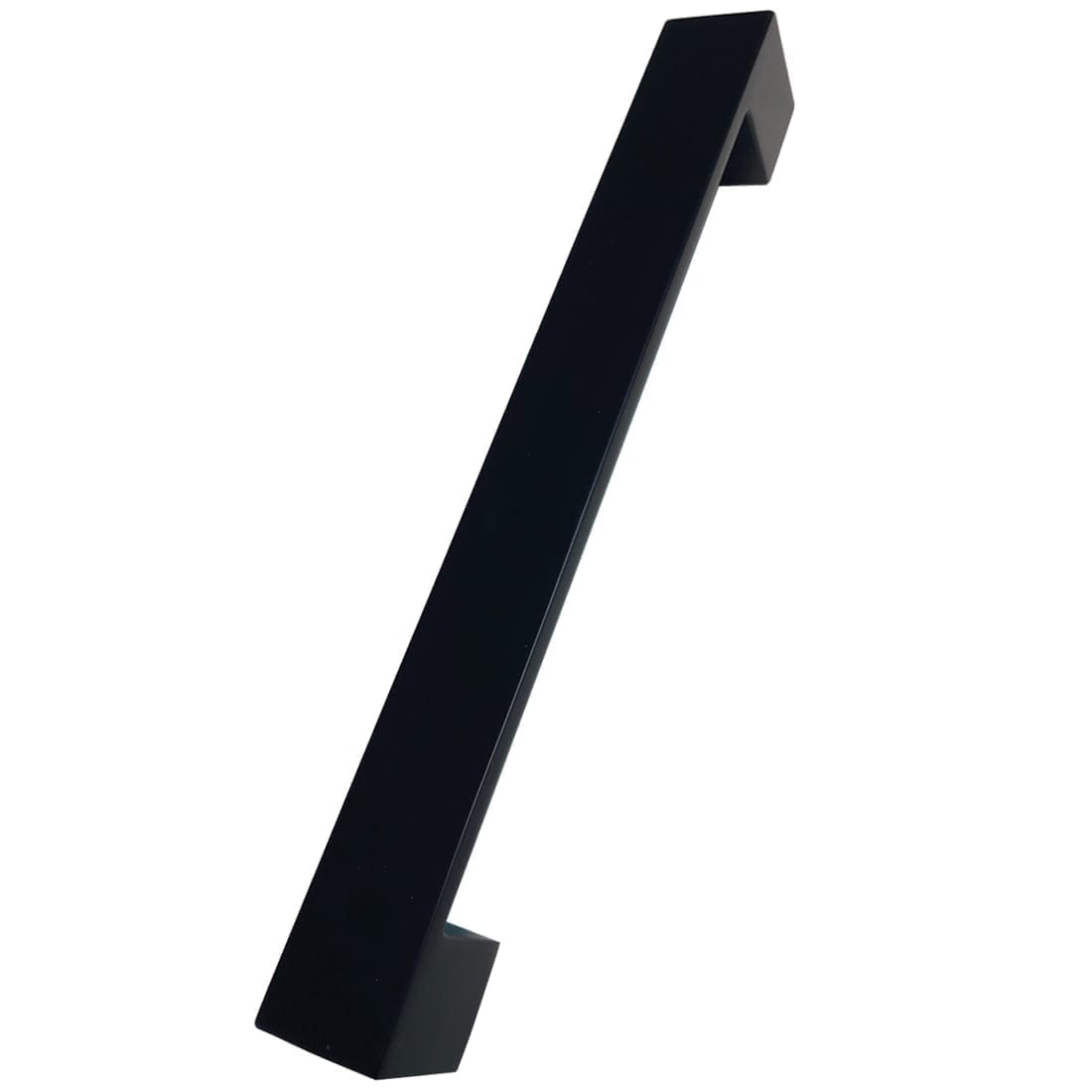 0651BLK3061XXL.jpg Wardrobe Cupboard Handle Square 226mm Matt Black - Image 1