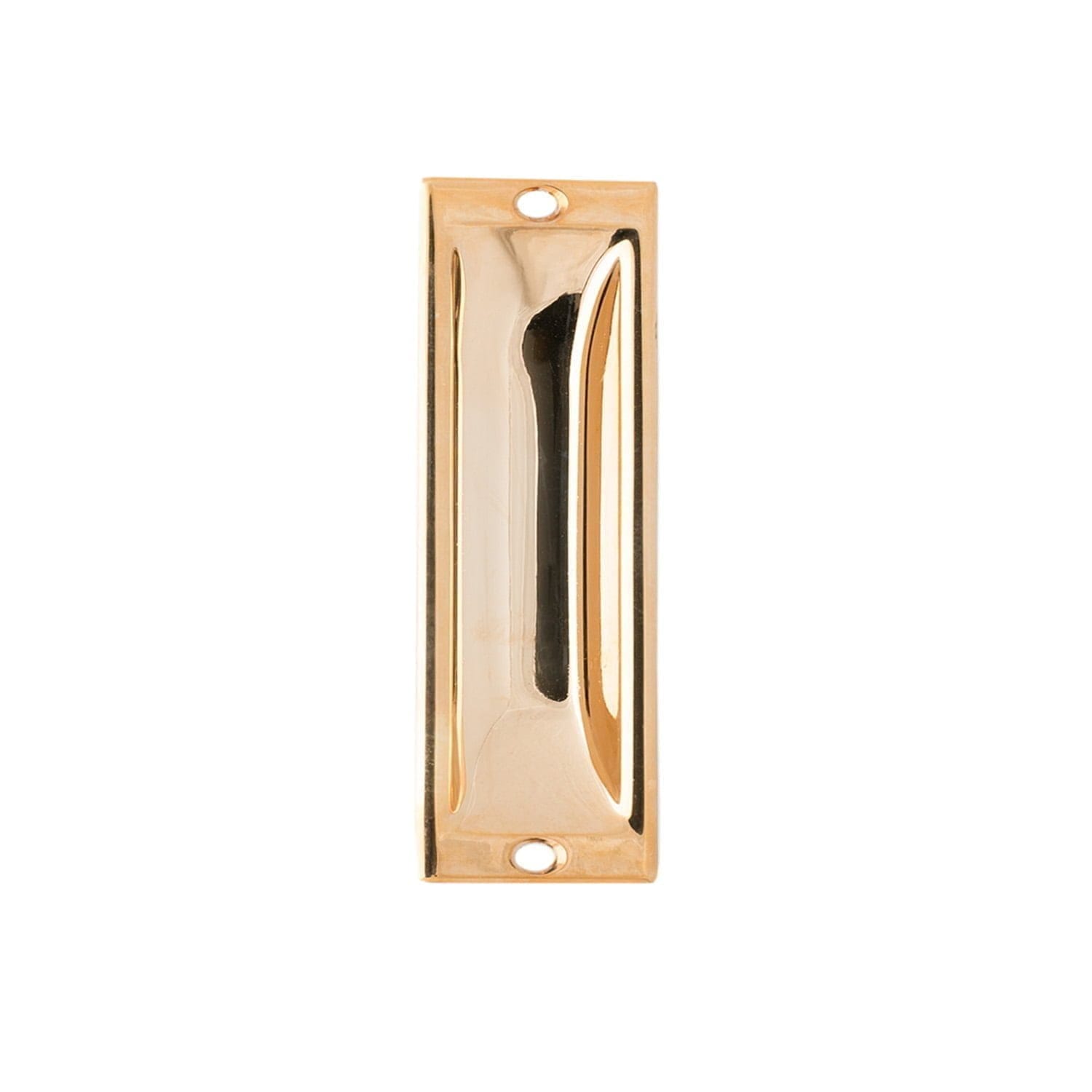 106GD100-1.jpg Flush Pull 100mm x 37mm Goldtone - Image 1