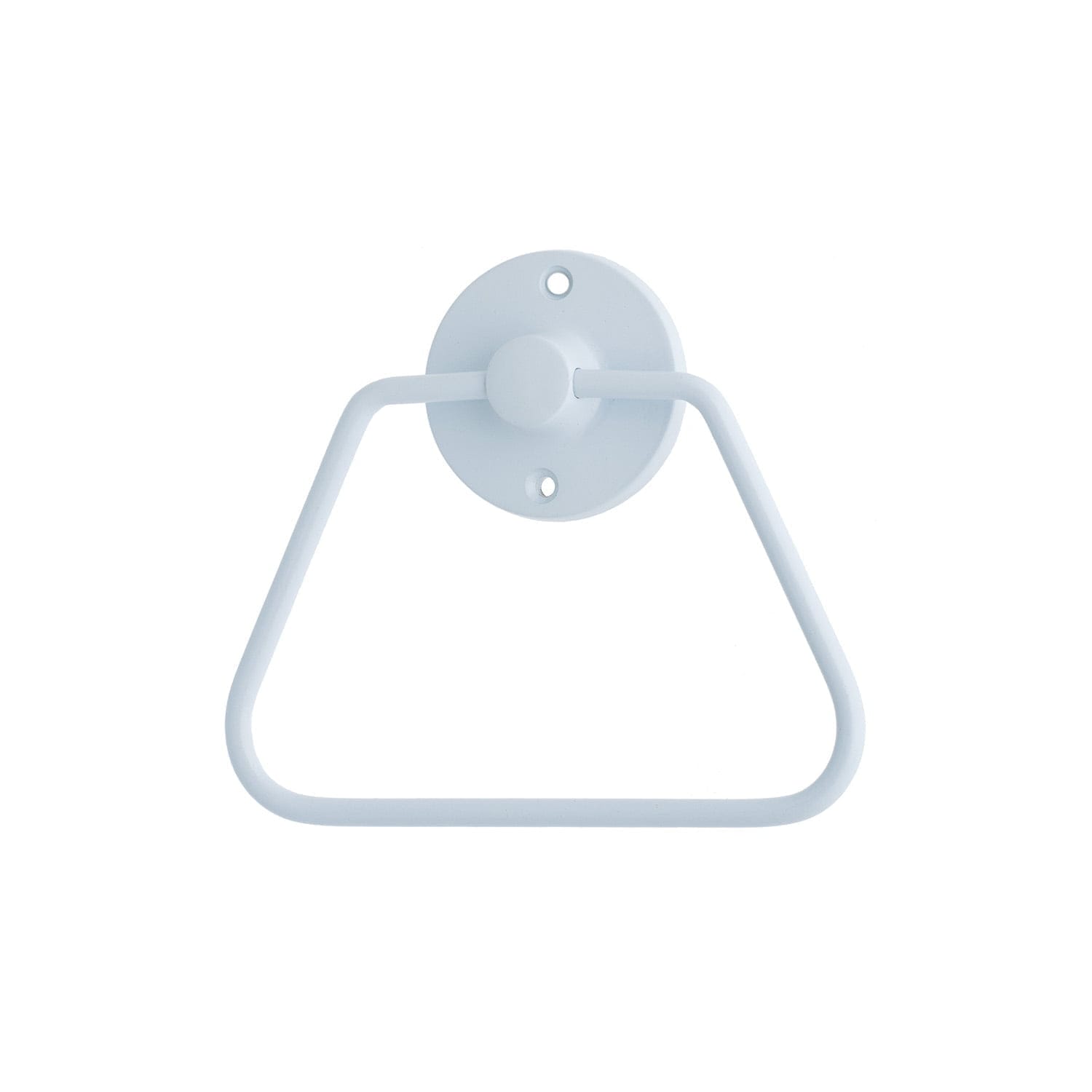 114PW-1.jpg 114 Towel Ring White - Image 1