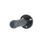 Matt Black Wall Mount Door Stop 85mm (203)