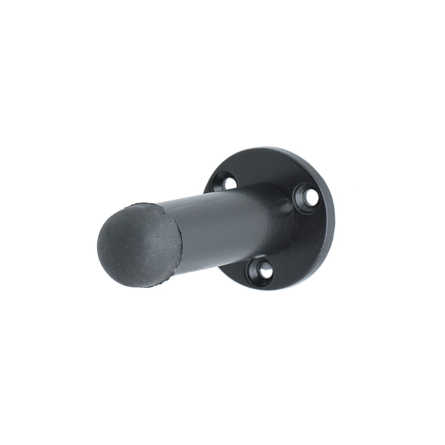 203PB-3.jpg Matt Black Wall Mount Door Stop 85mm (203)