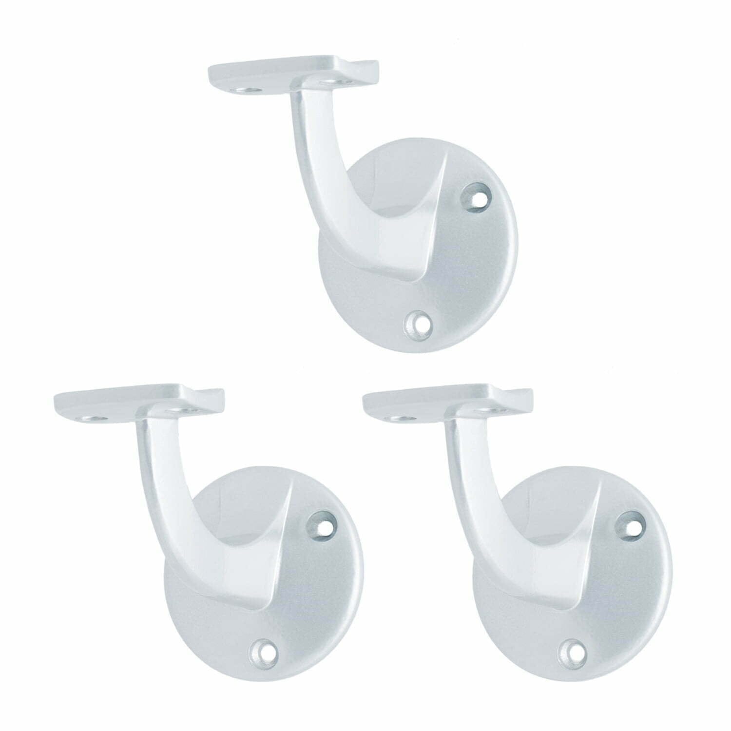 210SC3PK.jpg Satin Chrome Bannister Bracket (210) - 3 Pack
