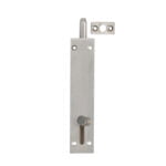 Flush Slide Bolt 150mm Satin Nickel