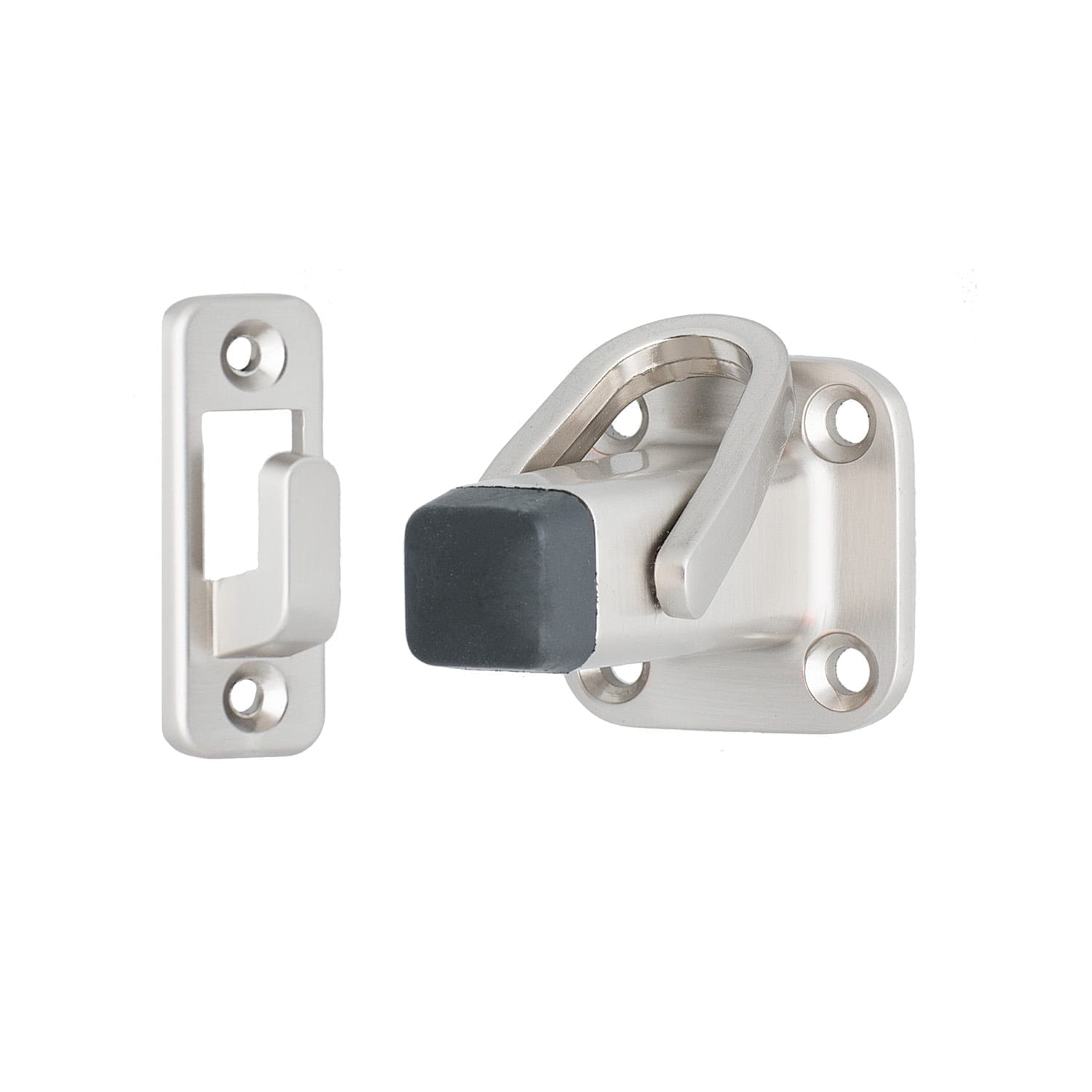 218SN-1.jpg Latching Door Stop Wall Mount Satin Nickel