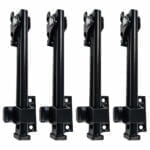 Window Restrictor Stay for Aluminium Window Matt Black - 4 Pack