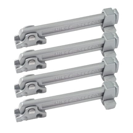 Window Restrictor Stay for Timber Window Satin Chrome - 4 Pack