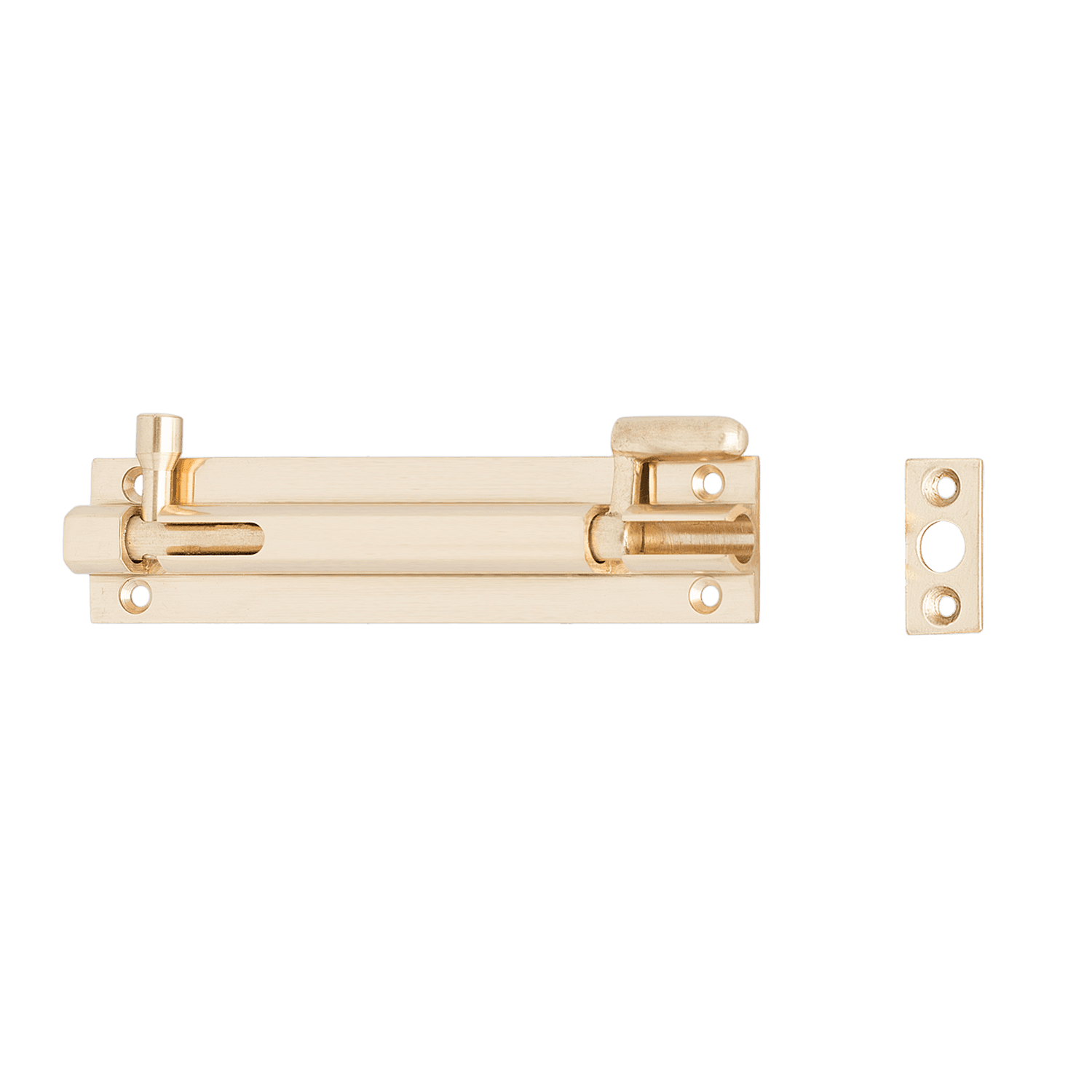269BR10150.png Necked Bolt 8 x 150mm Brass