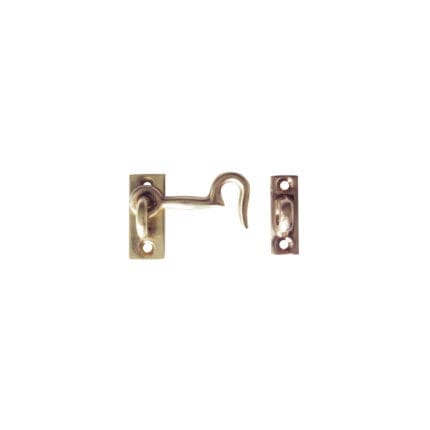 Cabin Hook 8 x 50mm Brass
