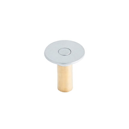 Dust Socket Satin Chrome finish for concrete