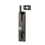 Flush Bolt Necked - Locking 150mm Satin Graphite grey