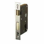Satin Graphite Euro Mortice Lock (45mm Backset)