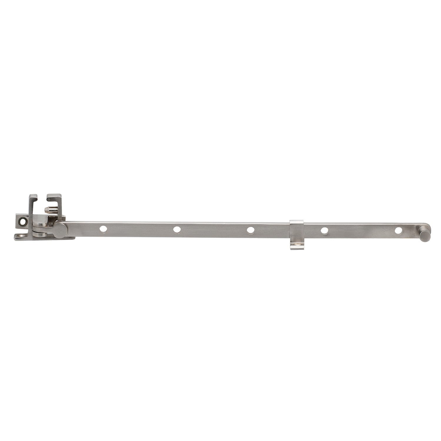 463SN350-2.jpg Casement Window Stay 350mm Satin Nickel