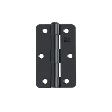Matt Black Hinge Radius Edge (90 X 60mm)