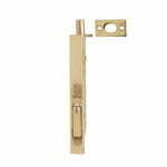 Flush Lever Bolt 150mm Polished Brass