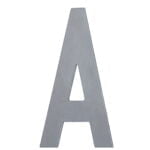 House Letter 'A' - Concealed fix 100mm Stainless Steel