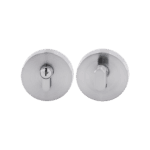 Satin Chrome Round Deadbolt