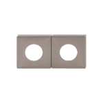 Square Rosette Cover for S Range Passage and Dummy Satin Graphite