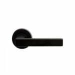 Verona Lever Passage Set Matt Black door handle