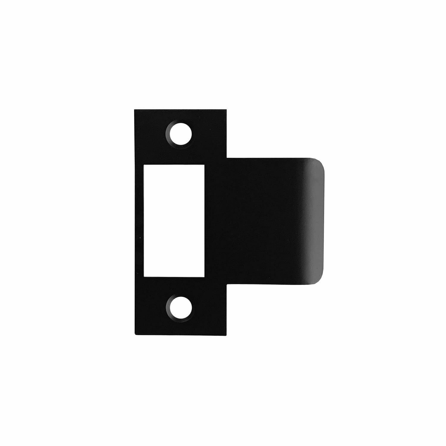 MNC5000-03BLK MNC 5000 Series Long Lipped Strike and SCrews for 5000 Matt Black - Image 1
