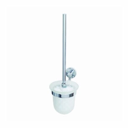 glass toilet brush holder