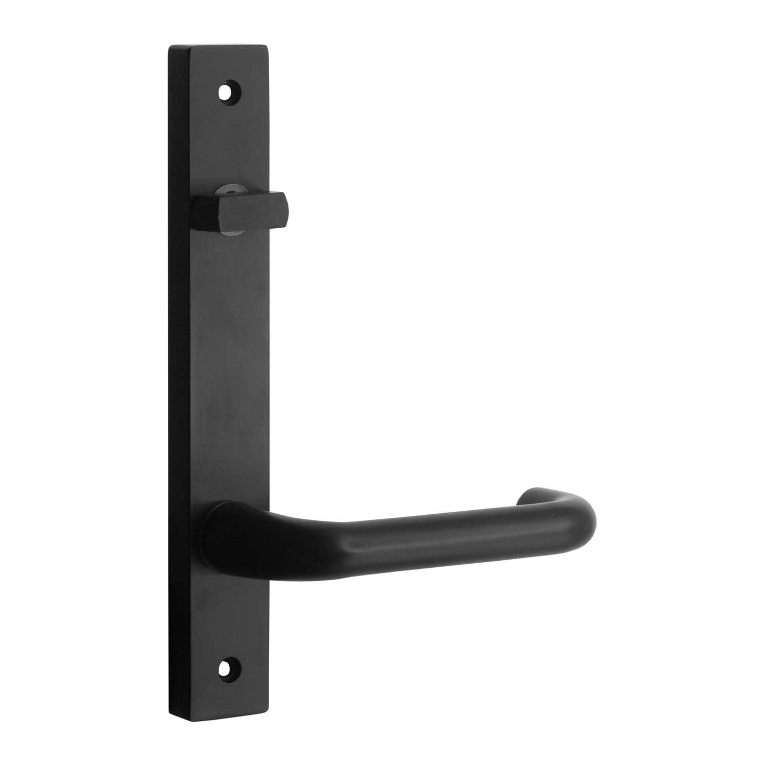 MNC154N-90BLK MNC 90 Lever On Narrow Long Plate Matt Black - Internal / Lever / Turn