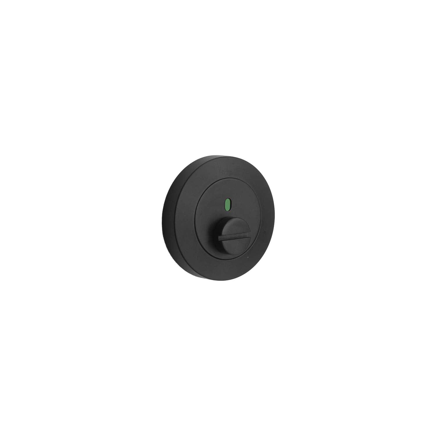 MNCR53ERIND-BLK-alt1 MNC Round Rose Emergency Release (Indicating) Matt Black - Back To Back & Face Fixings Included
