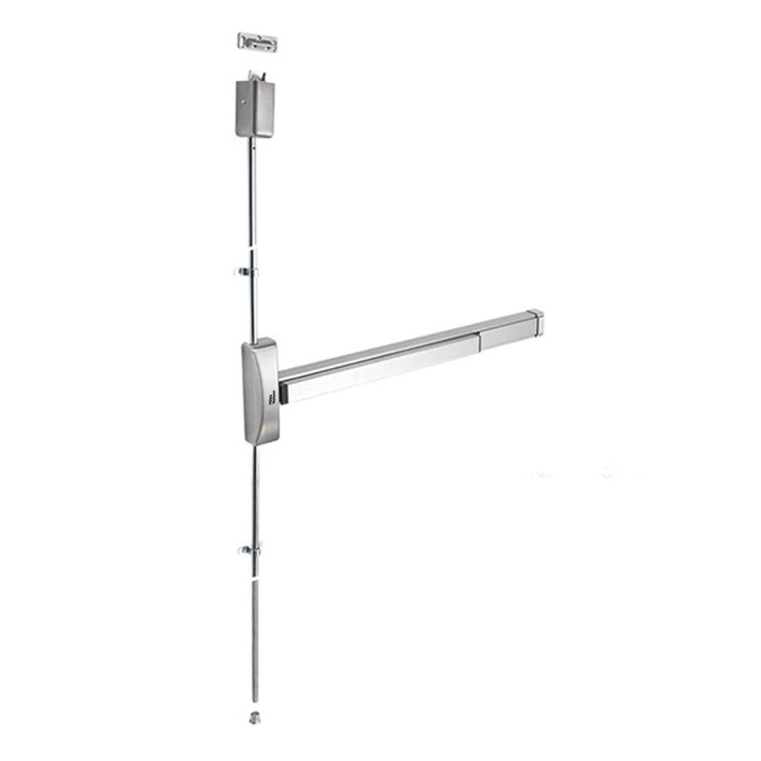 MNC5711SLV Vertical Rod Touch Bar Panic Exit Device - Image 1