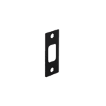 EZSET Deadbolt Strike Plate BLK