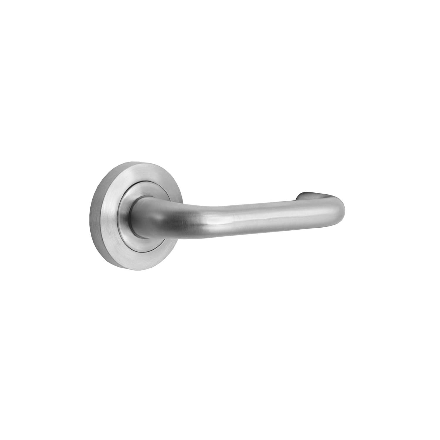 KO103 MNC KO Rose Handle Dummy Lever - Satin Chrome