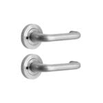 MNC KO Rose Handle Privacy Set - Satin Chrome