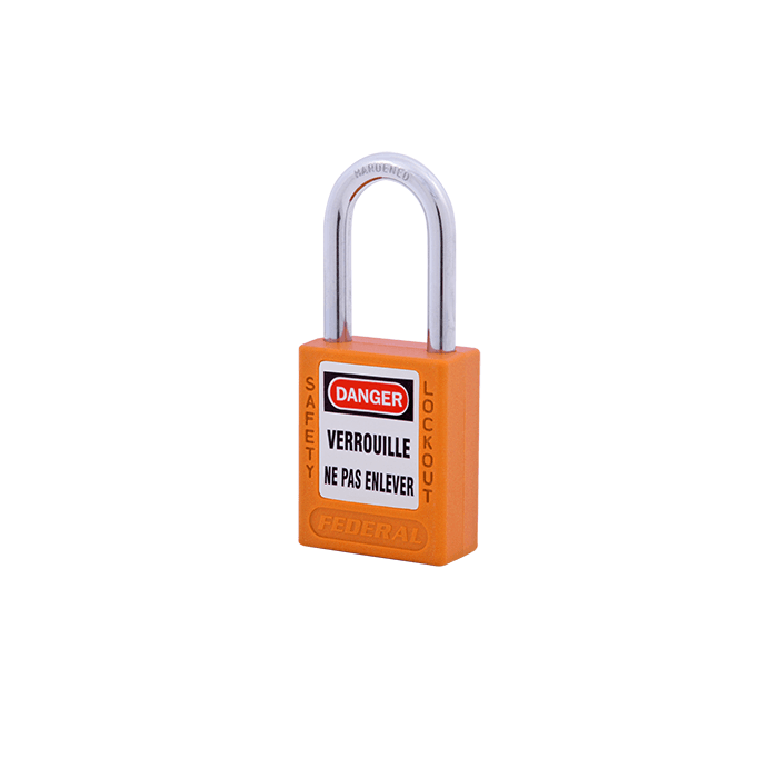 PL90-O Thermoplastic Safety Padlock Alu 38mm O - Image 1