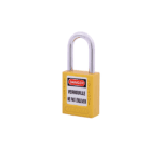 Thermoplastic Safety Padlock Alu 38mm Y