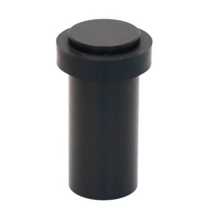 Matt Black Floor Mount Door Stop 90mm (207) - Bulk Pack