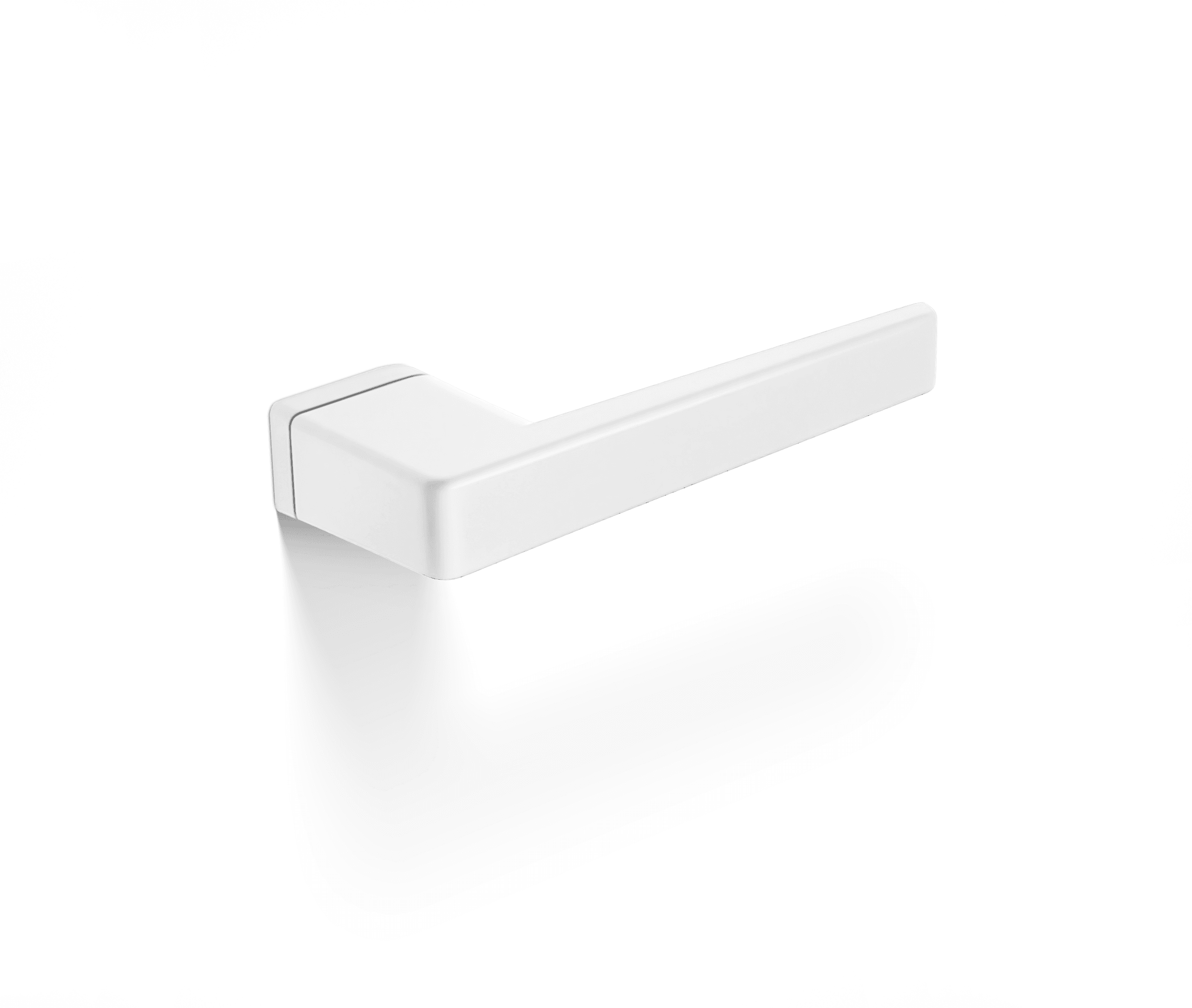 OBLIQ White Obliq Door Lever - White - Image 1